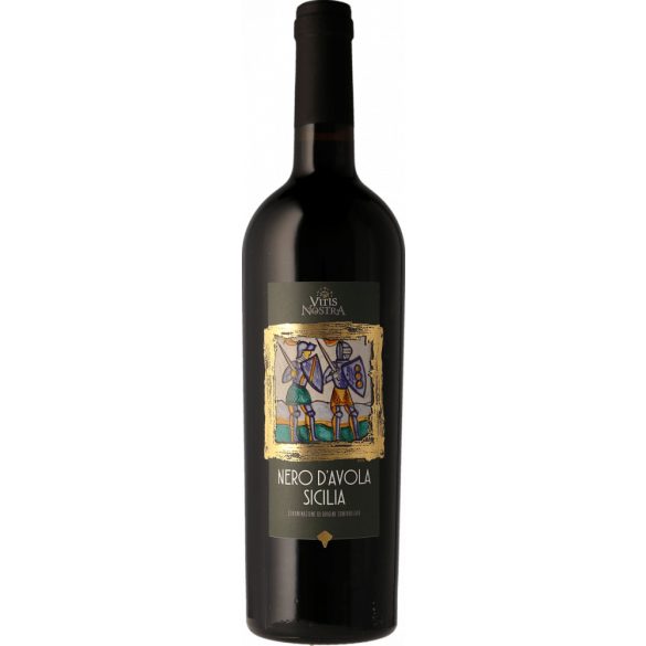 VITIS NOSTRA NERO D'AVOLA SICILIA DOC SZÁRAZ VÖRÖSBOR 0,75l - 13%