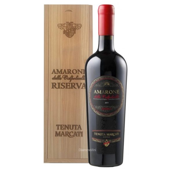 Marcati Amarone Valpolcella Riserva 2015 DOCG 7,5 L 15% - (fadobozban)