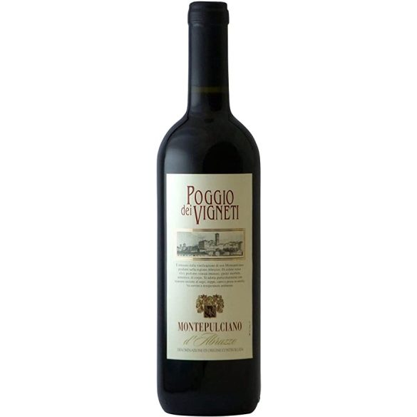 IL POGGIO DEI VIGNETI MONTEPULCIANO D'ABRUZZO DOC SZÁRAZ VÖRÖSBOR 2019 1,5L - 12% 