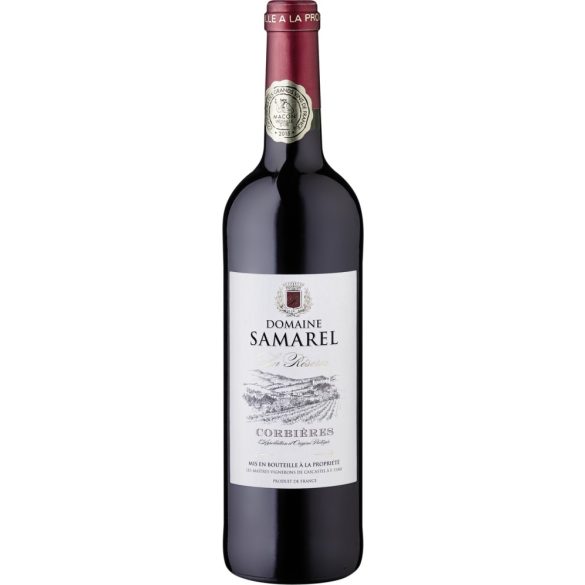 Vignerons de Cascastel Domaine Samarel Corbières La Réserve AOP Vörösbor 2015 0,75L / 75ml 13,5% vol