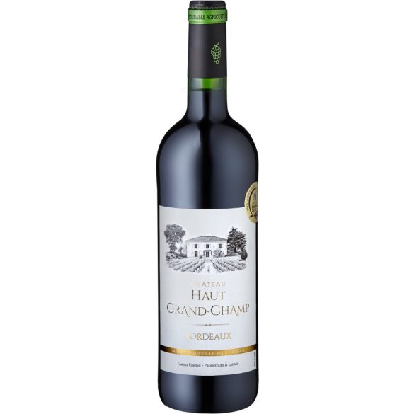 Chateau Haut Grand-Champ rouge Bordeaux AOC 2014 Vörösbor 075L / 750ml / 12,5% vol